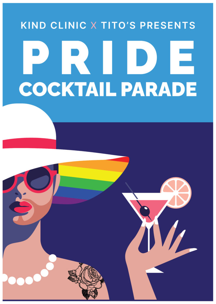 Tito's Kind Clinic Pride Cocktails
